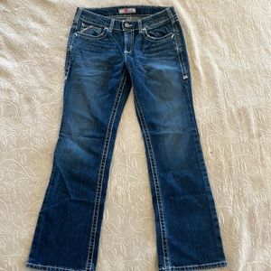 Ariat Work mid rise boot cut women’s jeans size 31S 🩵